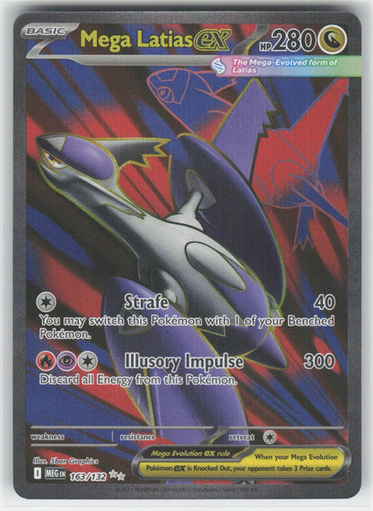 Mega Latias ex - MEG ME01: Mega Evolution #163/132 Ultra Rare Holo NM