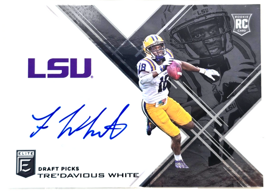 2017 Panini Elite Draft Picks Tre'Davious White #151 Rookie Auto RC
