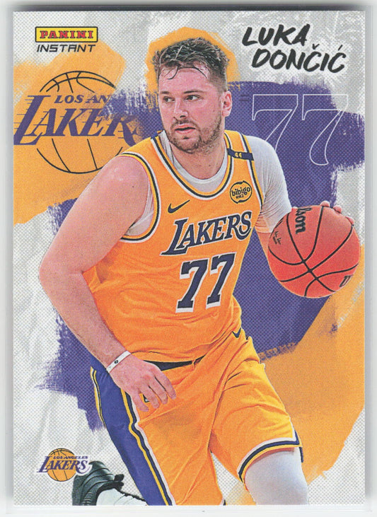 2024-25 Panini Instant Luka Doncic #LD-LAL Los Angeles Lakers Debut Basketball