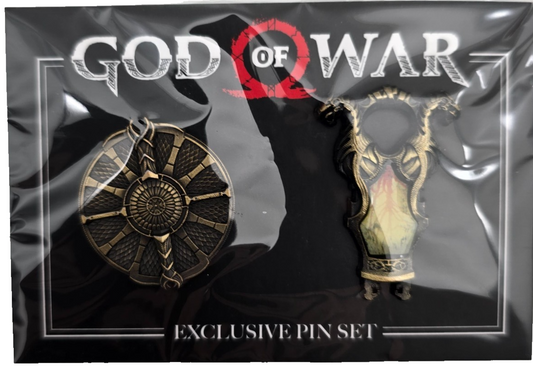 2018 Loot Crate Loot Gaming God of War Pin Set Exclusive Limited Edition New