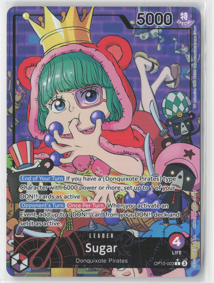 Sugar Alt Art Leader OP10-003 One Piece TCG 500 Years in the Future English