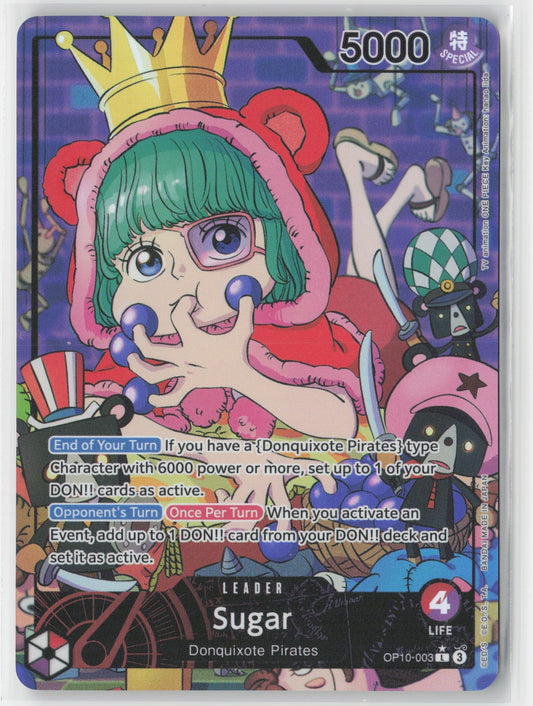 Sugar Alt Art Leader OP10-003 One Piece TCG 500 Years in the Future English