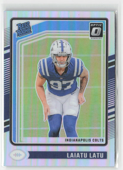2024 Donruss Optic Laiatu Latu #267 Holo Indianapolis Colts Football