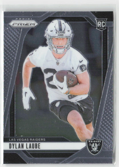 2024 Panini Prizm Dylan Laube #330 Rookie Las Vegas Raiders Football