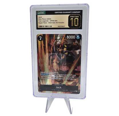 Jack OP08-084 Alt Art SR  CGC Pristine 10 One Piece TCG Two Legends