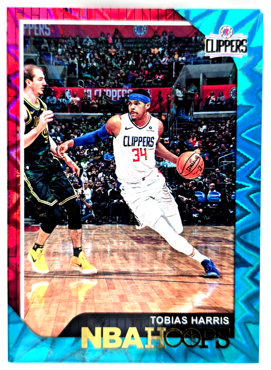 2018 Hoops Tobias Harris #95 Teal Explosion – SSP Parallel Los Angeles Clippers