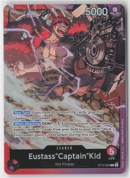 Eustass Captain Kid ST10-003 One Piece TCG Starter Deck The Three Captains Engli