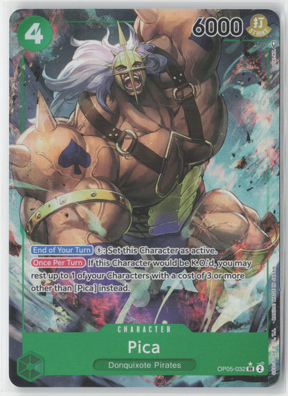 Pica Alternate Art Foil OP05-032 SR One Piece TCG Awakening New Era English