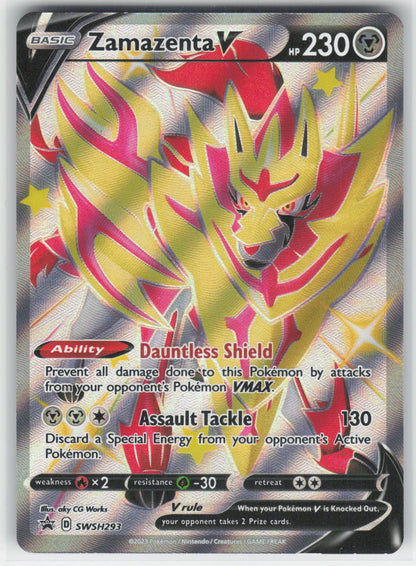 Zamazenta V (Shiny) - - SWSD SWSH: Sword & Shield Promo Cards #SWSH293 Promo Hol