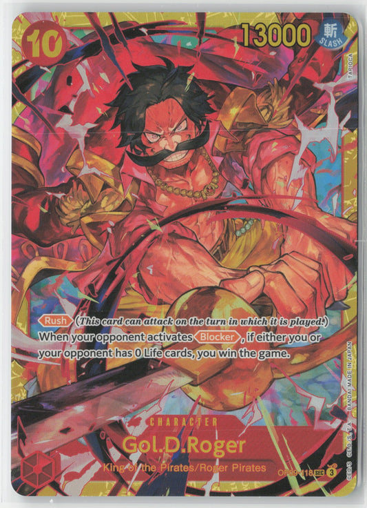 Gol D Roger Foil OP09-118 SEC One Piece TCG Emperors in the New World English
