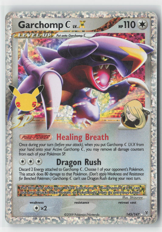 Garchomp C LV.X #145/147 Celebrations: Classic Collection Pokemon