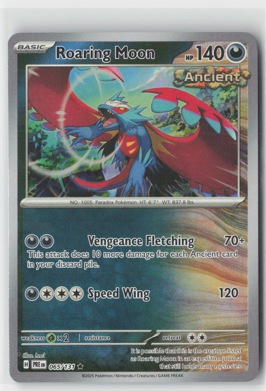 Roaring Moon (Poke Ball Pattern) #065/131 SV: Prismatic Evolutions Pokemon