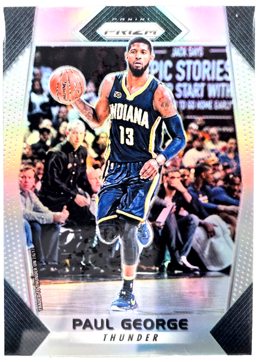 2017 Panini Paul George #264 TRUE Silver Parallel Pacers Thunder Clippers NBA