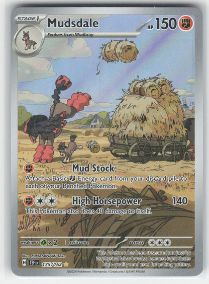 Mudsdale - - TEF SV05: Temporal Forces #175/162 Illustration Rare Holo NM