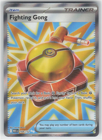 Fighting Gong - MEG ME01: Mega Evolution #168/132 Ultra Rare Holo NM