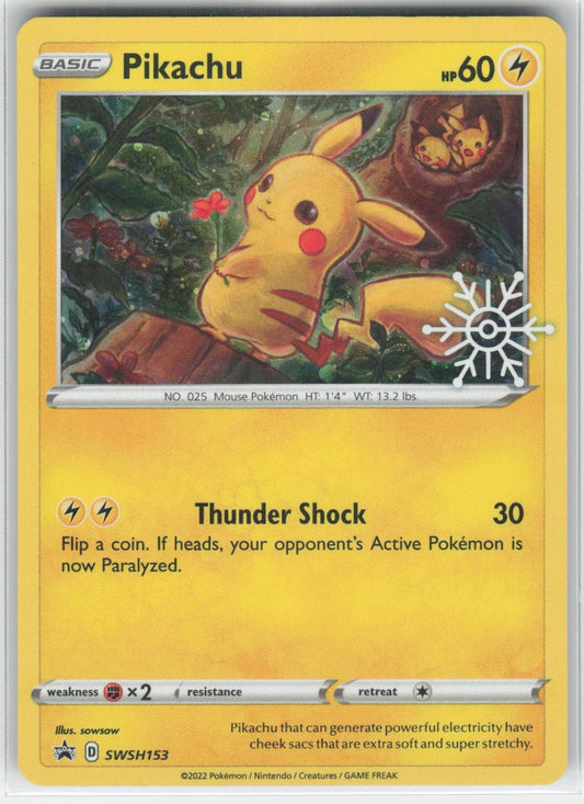 Pikachu - (Holiday Calendar) - SWSD SWSH: Sword & Shield Promo Cards #SWSH153 Pr
