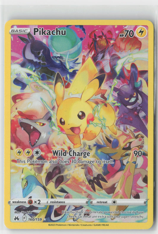 Pikachu (Secret) #160/159 Crown Zenith Pokemon