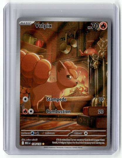 Vulpix 138/132 Illustration Rare Pokémon TCG ME01 Mega Evolution NM/M