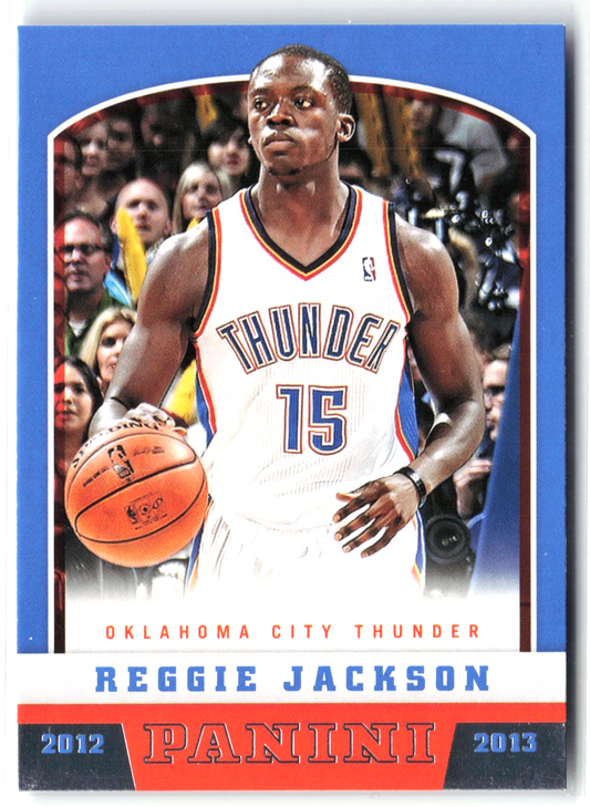 2012-13 Panini Reggie Jackson #229 Card Oklahoma City Thunder