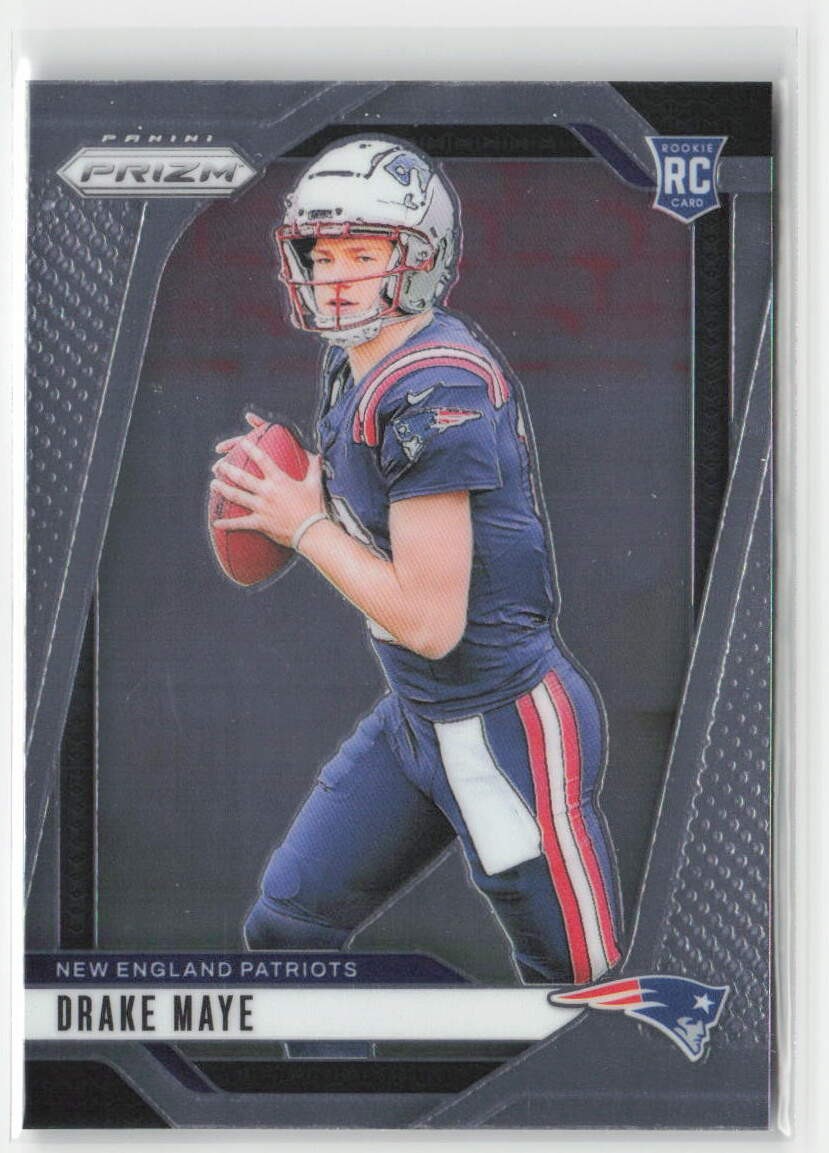 2024 Panini Prizm Drake Maye #329 Rookie New England Patriots Football