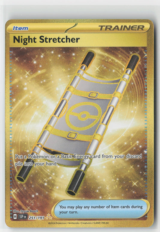 Night Stretcher #251/191 SV08: Surging Sparks Pokemon