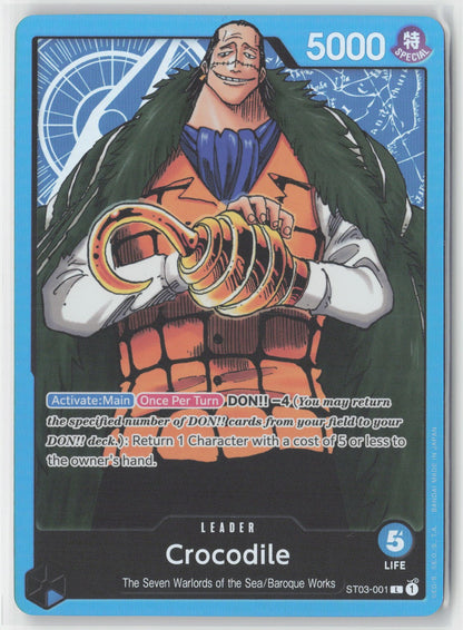 Crocodile (001) - ST-03 Starter Deck 3: The Seven Warlords of The Sea #ST03-001