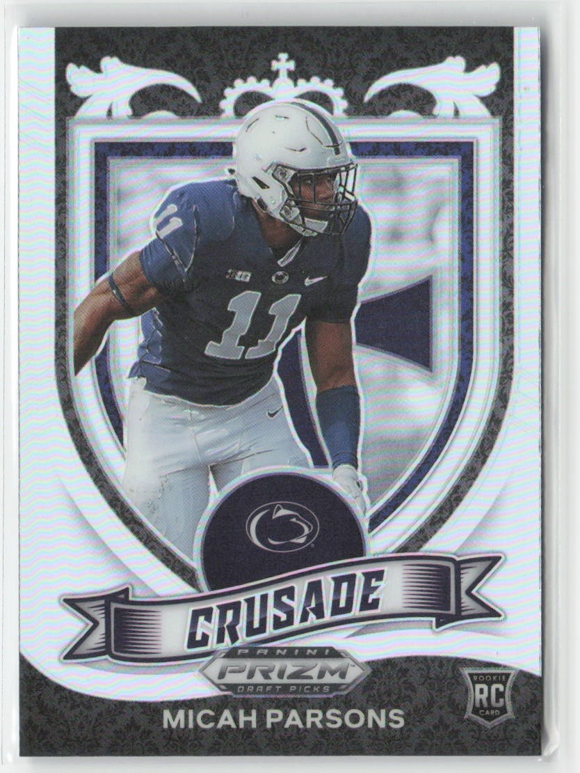 2021 Panini Prizm Draft Picks Collegiate Micah Parsons #175 Silver Penn State