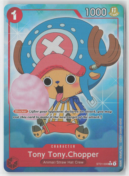Tony Tony Chopper Alt Art Foil ST01-006 One Piece TCG Straw Hat Crew ENG