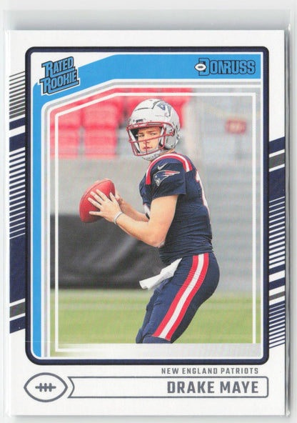 2024 Donruss Drake Maye #379 Rookie New England Patriots Football