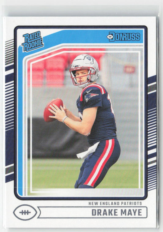 2024 Donruss Drake Maye #379 Rookie New England Patriots Football
