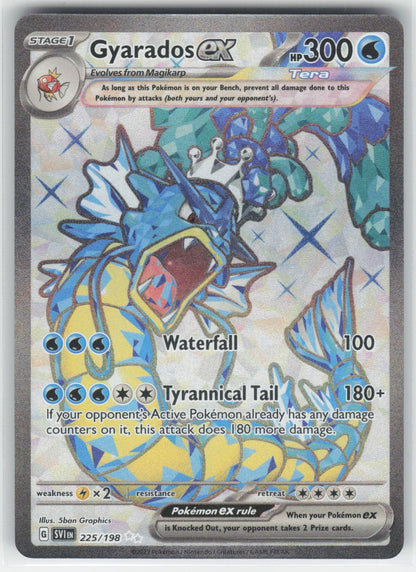 Gyarados ex - SVI SV01: Scarlet & Violet Base Set #225/198 Ultra Rare Holo NM