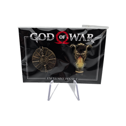 2018 Loot Crate Loot Gaming God of War Pin Set Exclusive Limited Edition New