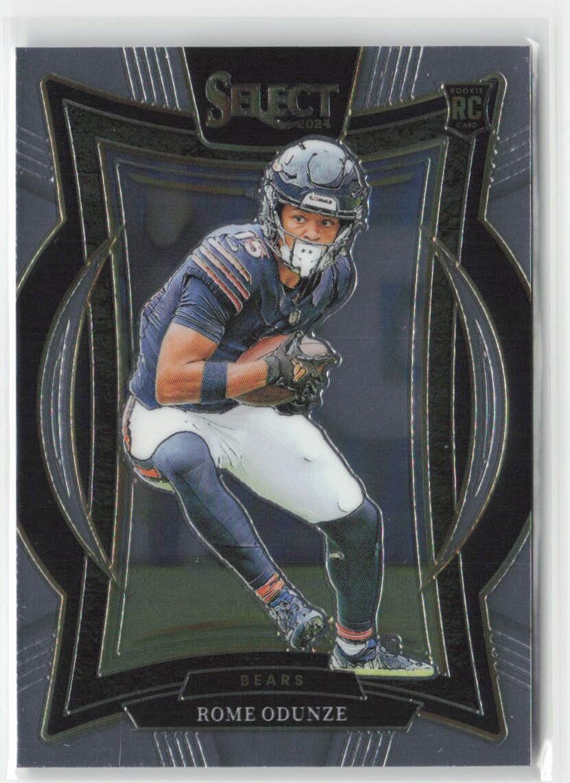 2024 Panini Select Rome Odunze #3 Rookie Chicago Bears Football