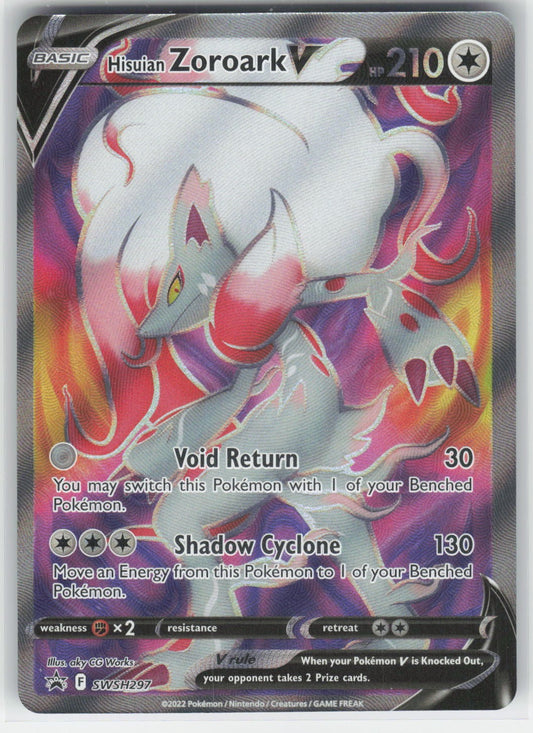 Hisuian Zoroark V - - SWSD SWSH: Sword & Shield Promo Cards #SWSH297 Promo Holo