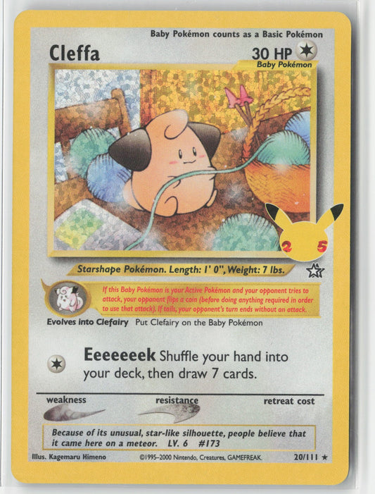 Cleffa #20/111 Celebrations: Classic Collection Pokemon