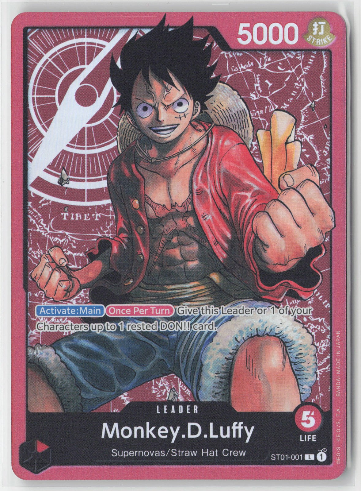Monkey.D.Luffy ST01-001 One Piece TCG Revision Pack OPRP English