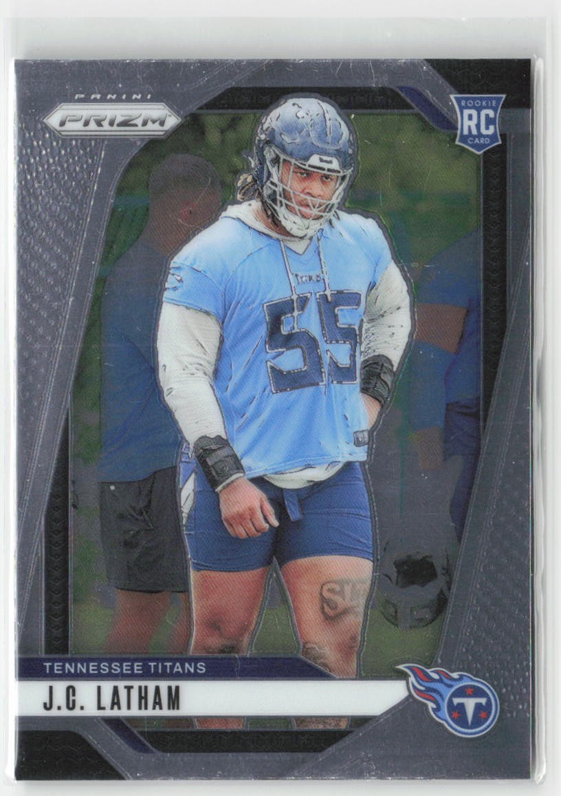 2024 Panini Prizm J.C. Latham #334 Rookie Tennessee Titans Football