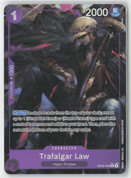 Trafalgar Law Parallel Foil OP09-069 R One Piece TCG Emperors New World English