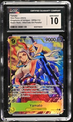 Yamato SR OP04-112 CGC Gem Mint 10 One Piece Card English
