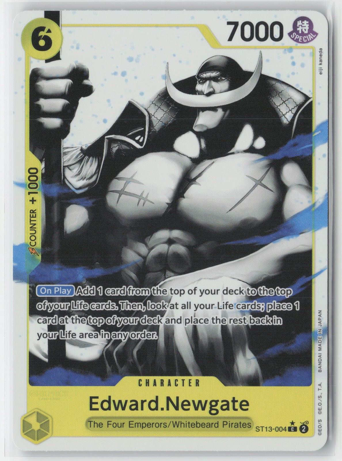 Edward Newgate Alt Art ST-13 One Piece TCG Starter Deck Absolute Justice English