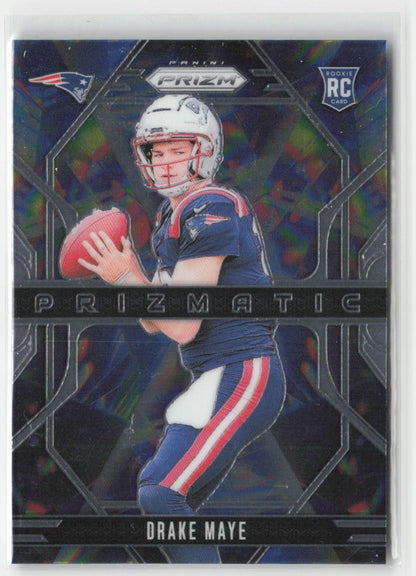 2024 Panini Prizm Drake Maye #2 Prizmatic New England Patriots Football