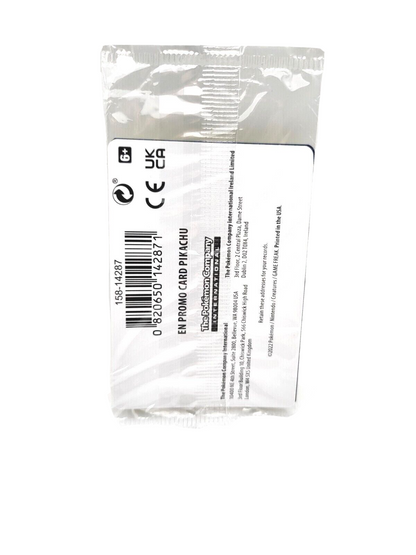 Pikachu Pokémon Go GameStop SEALED Promo Pokémon Trading Card Game Unopened