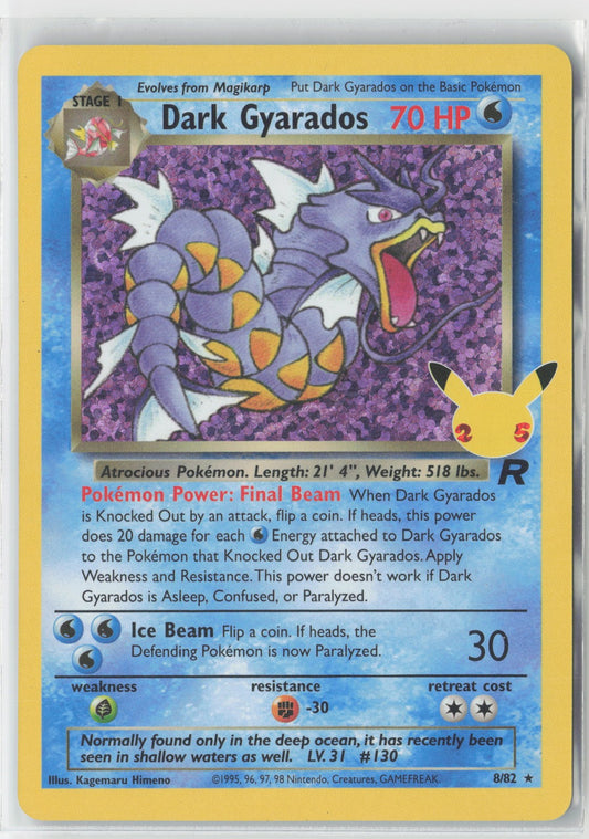 Dark Gyarados #8/82 Celebrations: Classic Collection Pokemon
