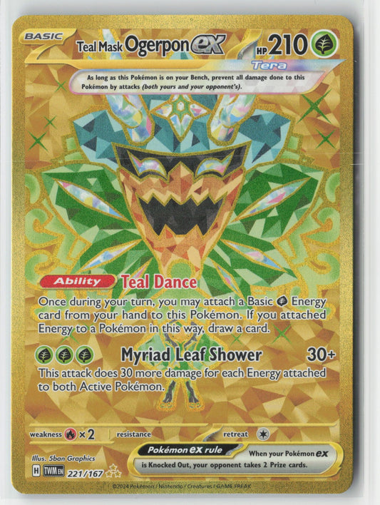 Teal Mask Ogerpon ex #177/131 SV: Prismatic Evolutions Pokemon