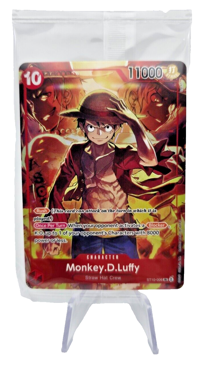 One Piece Card Game Monkey D. Luffy ST10-006 SR – Treasure Booster Sealed Promo