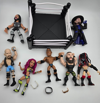 Wrestling Figures WWE Slam Stars Loot Crate Exclusive Limited Edition Superstars