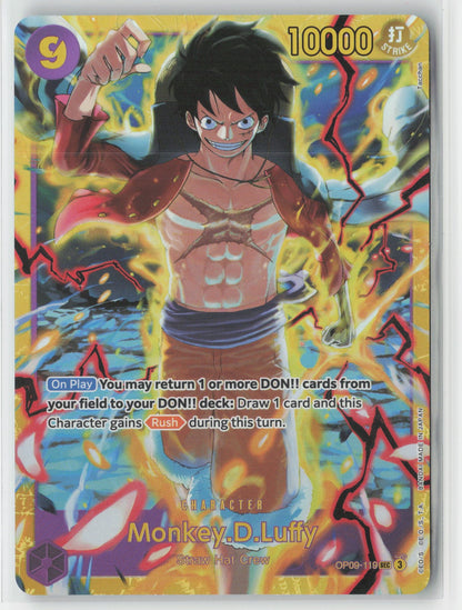 Monkey D Luffy Foil OP09-119 SEC One Piece TCG Emperors in the New World ENG