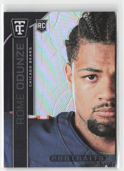 2024 Panini Totally Certified Rome Odunze #12 Portraits Chicago Bears Football