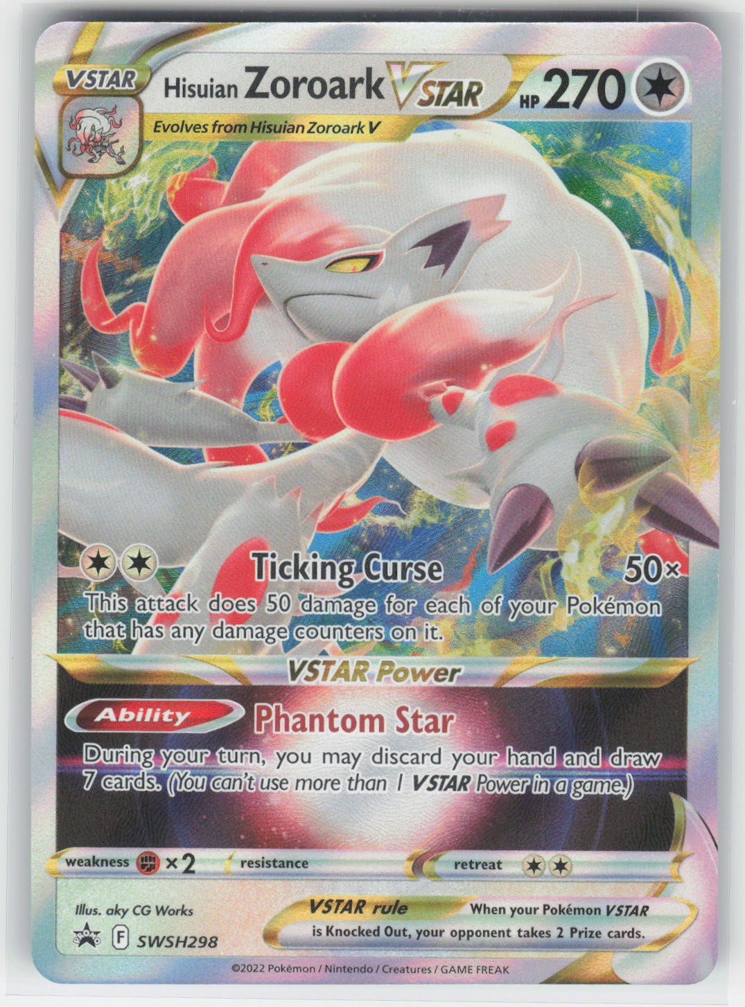 Hisuian Zoroark VSTAR - - SWSD SWSH: Sword & Shield Promo Cards #SWSH298 Promo H