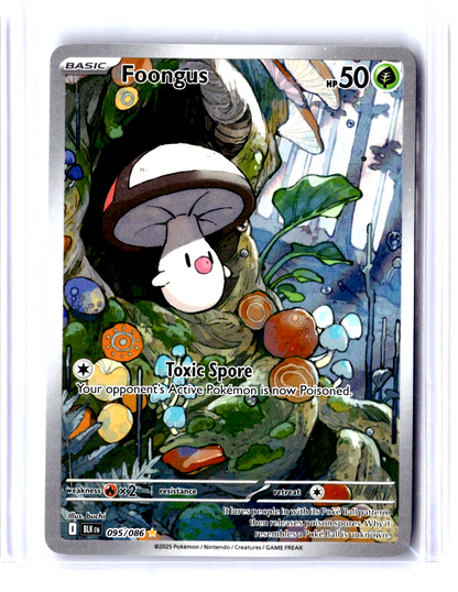 2025 Pokémon TCG Foongus 095/086 Illustration Rare SV Black Bolt English
